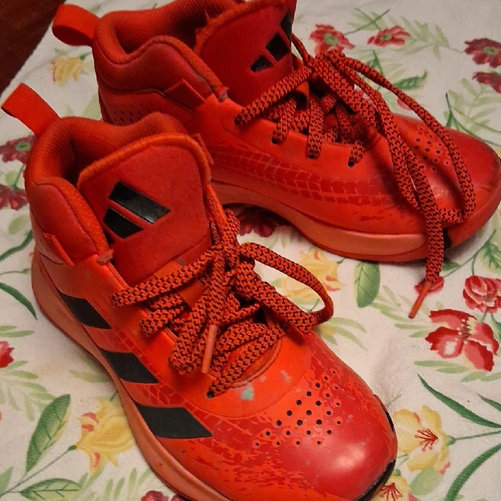 Adidas Kids Red Sneakers